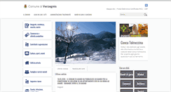 Desktop Screenshot of comune.verzegnis.ud.it